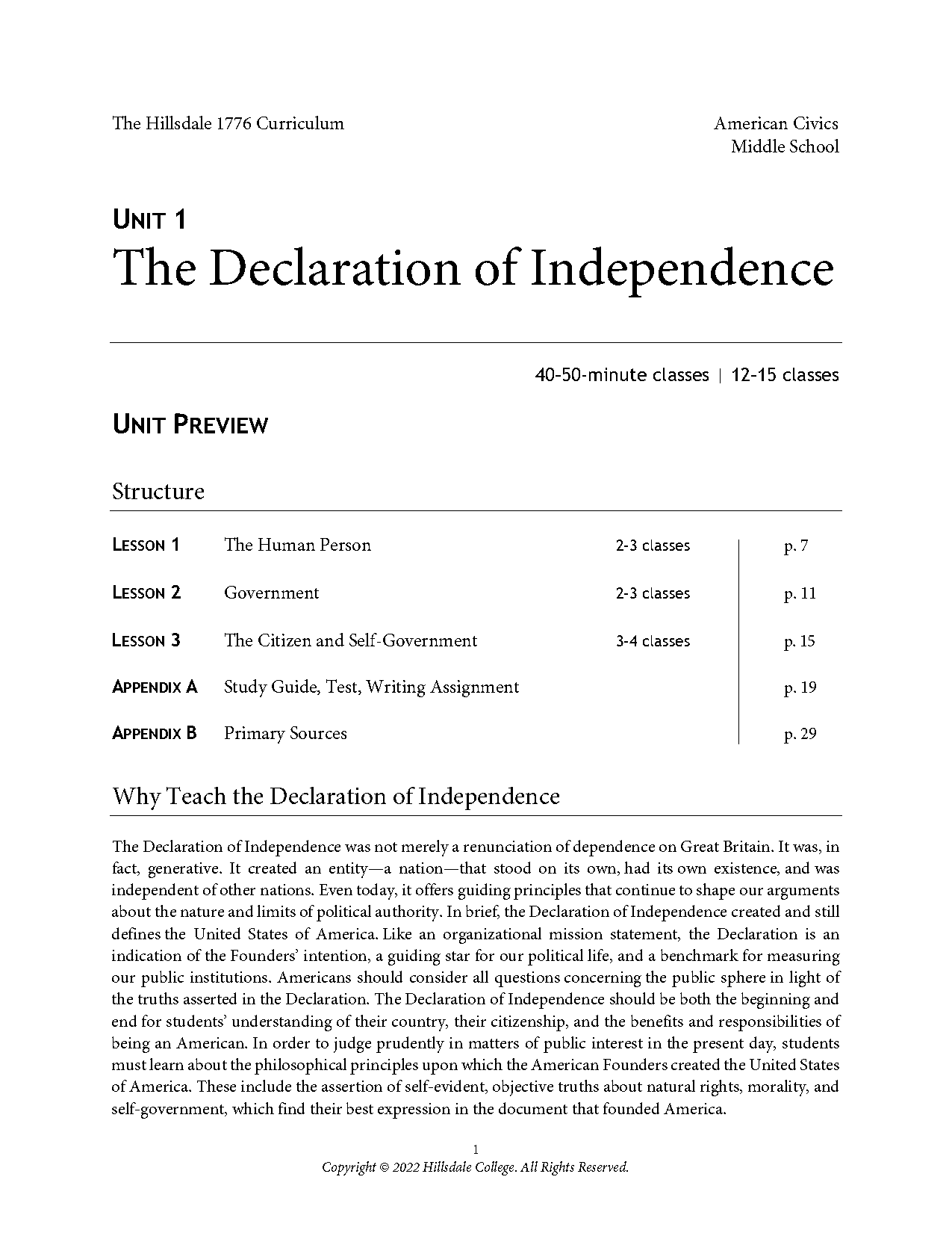 declaration of independence christian principles