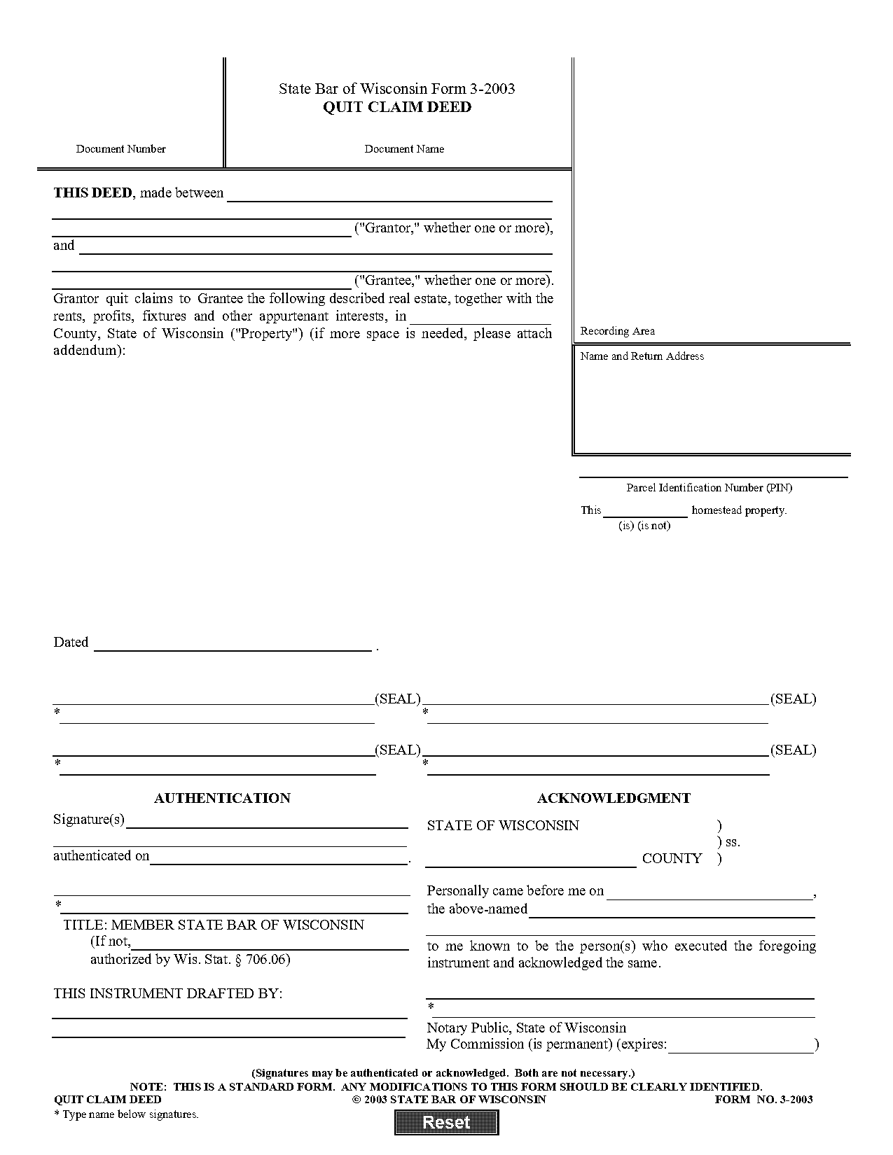 free printable montana quit claim deed form